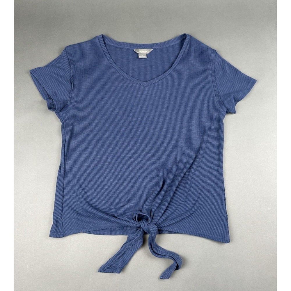 Natural Reflections Women's Navy Blue Size Medium Top